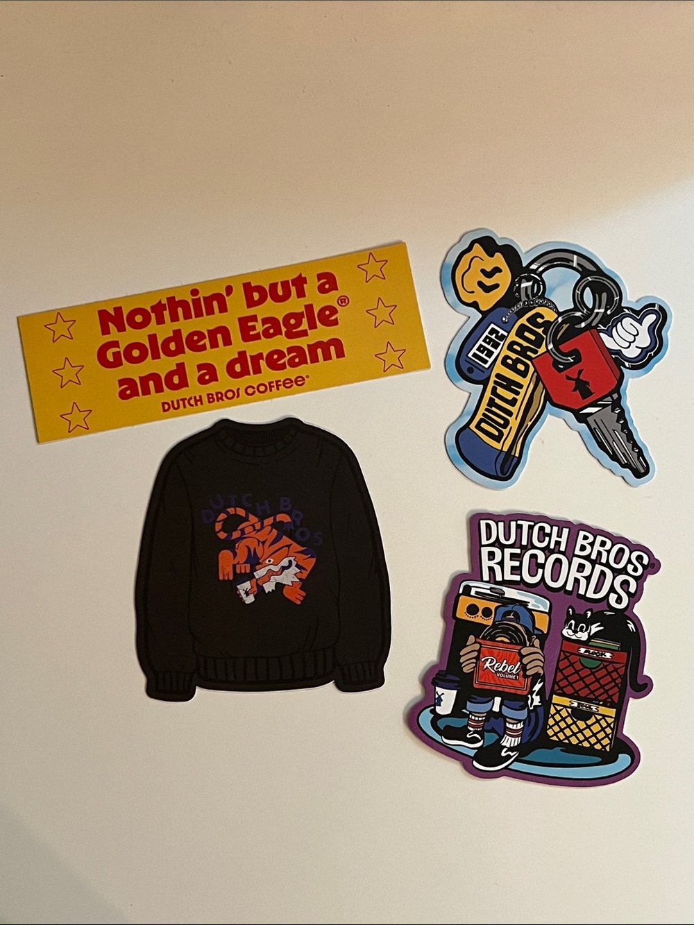 Dutch Bros Limited Edition 2025 & 2026 Sticker Bundle